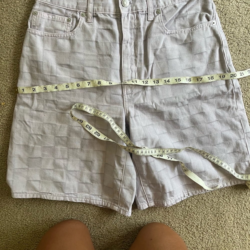 Madewell Bermuda Shorts in Checkerboard Jacquard - Picture 6 of 6